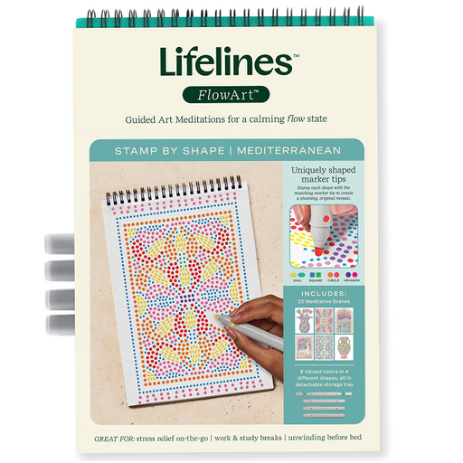 Lifelines FlowArt®: Stamp by Shape Mediterranean