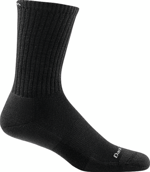 Men's The Standard Crew Cushioned Lightweight Lifestyle Socks, Black