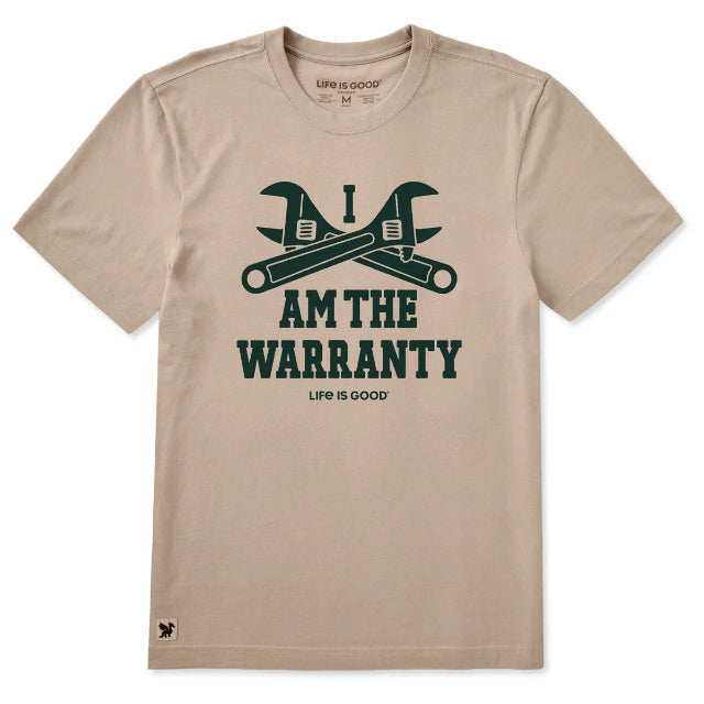 Life is Good Men's I Am The Warranty Short Sleeve Tee