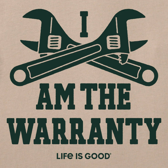 Life is Good Men's I Am The Warranty Short Sleeve Tee