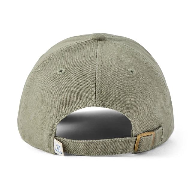 Life is Good Adult Unisex Simple Clean Paw Print Chill Cap