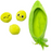 Quirky Kitty Pea Pawd Cat Kicker Toy with Catnip