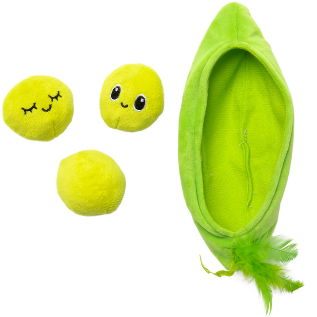 Quirky Kitty Pea Pawd Cat Kicker Toy with Catnip