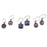 Kashi Semiprecious Small Stone Earrings - Amethyst E27AM