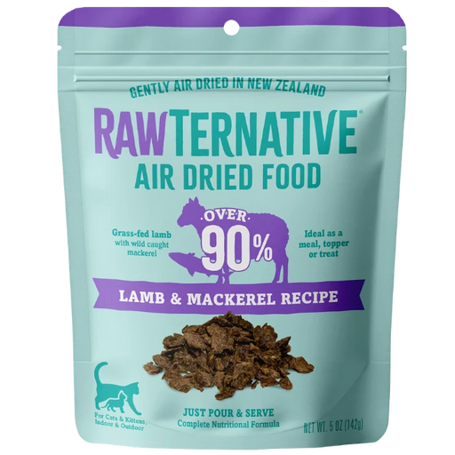 RawTernative Air-Dried Cat Food, Lamb & Mackerel Recipe 5 oz