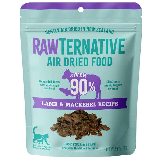 RawTernative Air-Dried Cat Food, Lamb & Mackerel Recipe 5 oz