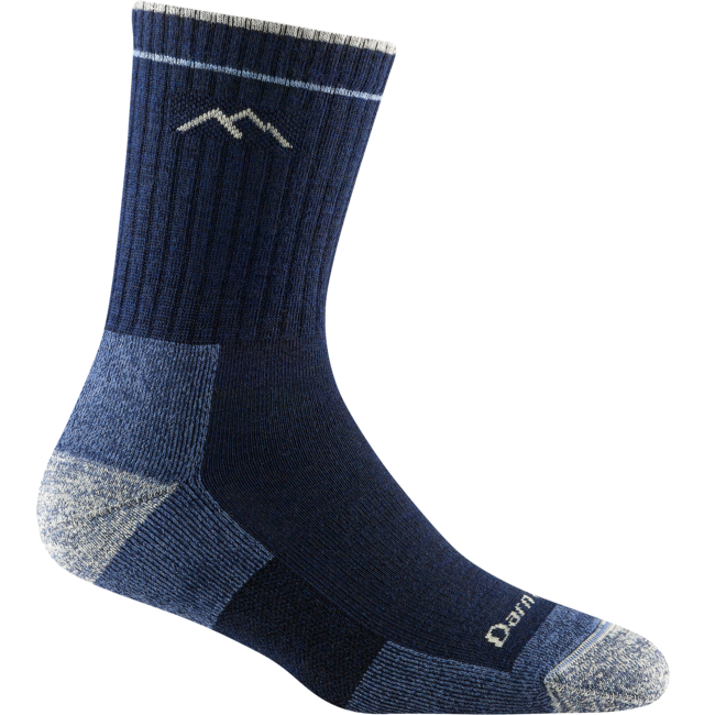 Women's Hiker Micro Crew Midweight Hiking Socks, Eclipse