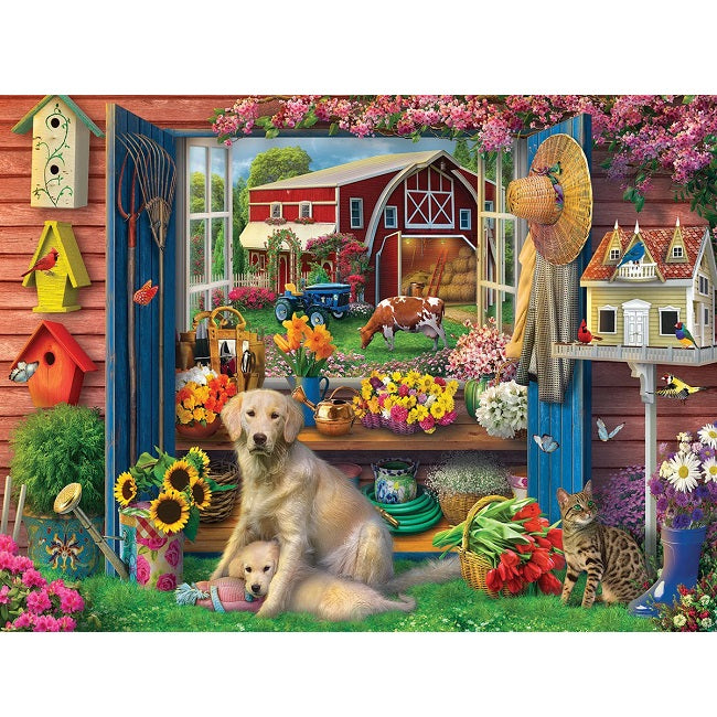 Garden Shed Puzzle 500 Piece White Mountain Puzzles