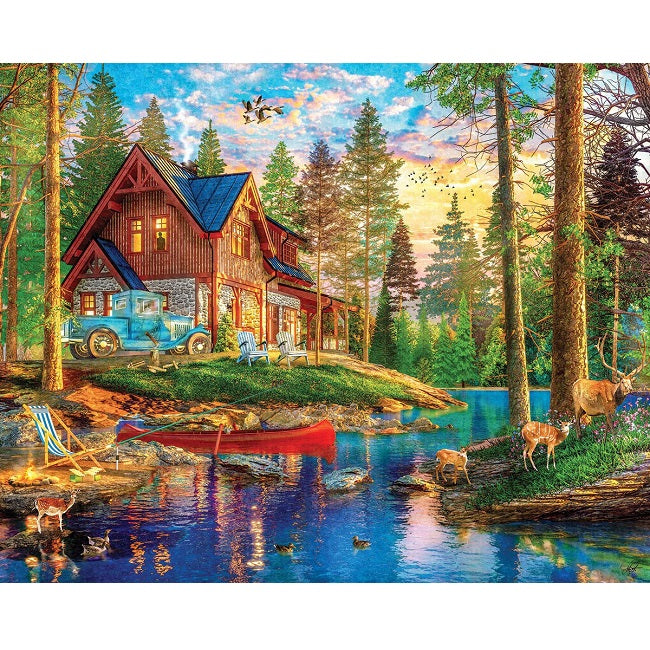 Summer Retreat Puzzle 1000 Piece White Mountain Puzzles