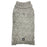 Petrageous Crisscross Turtleneck Gray Dog Sweater