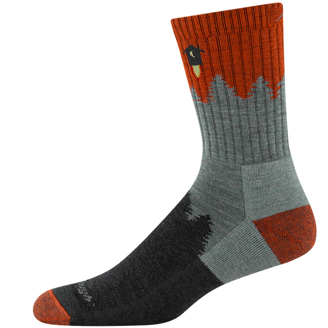 Men's Number 2 Micro Crew Midweight Hiking Socks, Seafoam