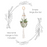 Box Set: Simple Single Macramé Plant Hanger & Sage Green Ceramic Pot
