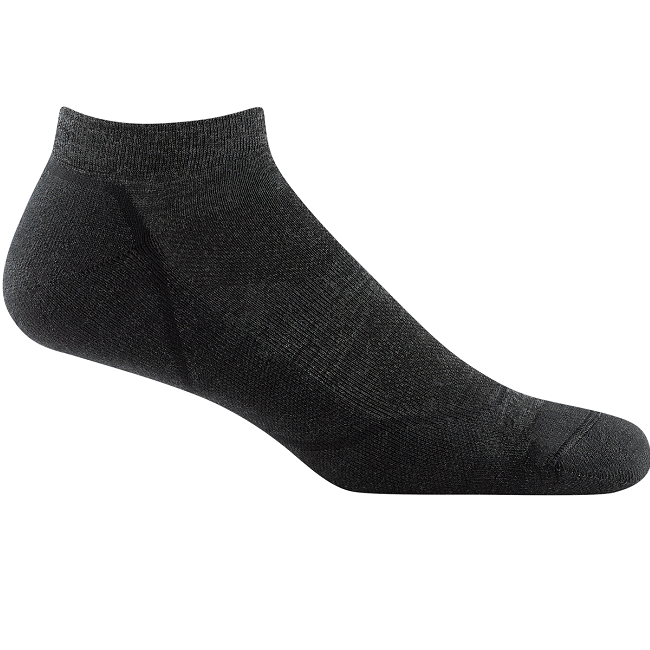 Men's Light Hiker No Show Lightweight Hiking Socks, Black