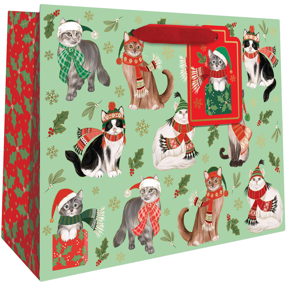 Frolicking Felines Medium Gift Bag