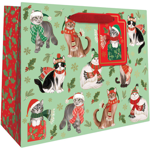 Frolicking Felines Medium Gift Bag
