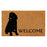 Labrador Dog Welcome 17" x 29" Coir Non-Slip Doormat