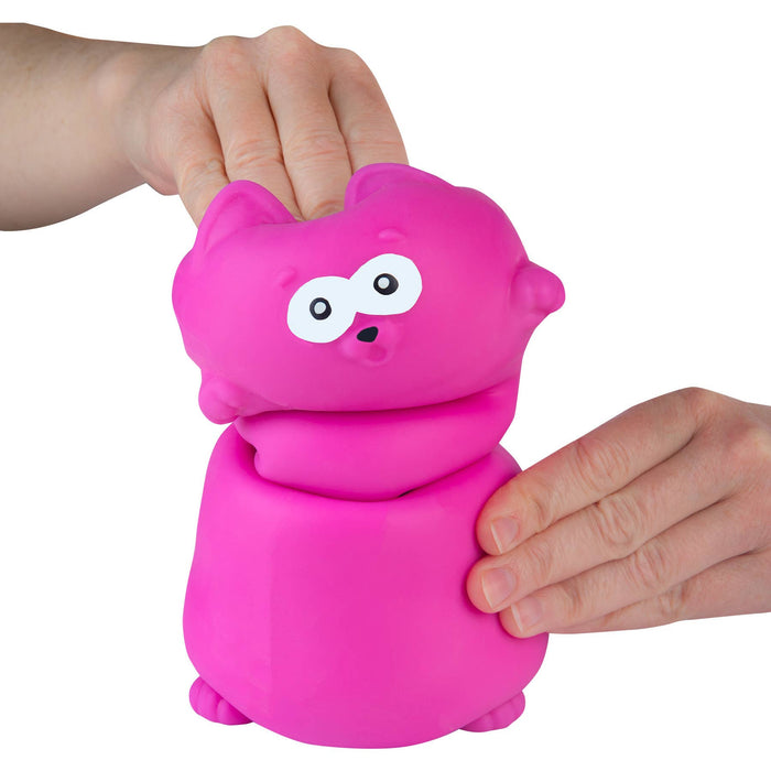 Easy Sqweezy Pink Kitten Giant Stretchy Cat