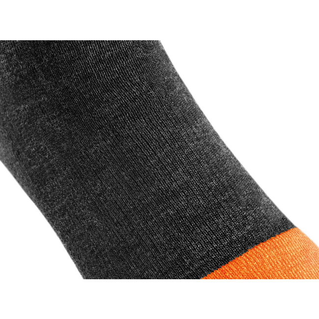 Men's Steely Boot Midweight Work Socks, Graphite
