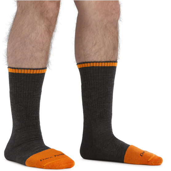 Men's Steely Boot Midweight Work Socks, Graphite