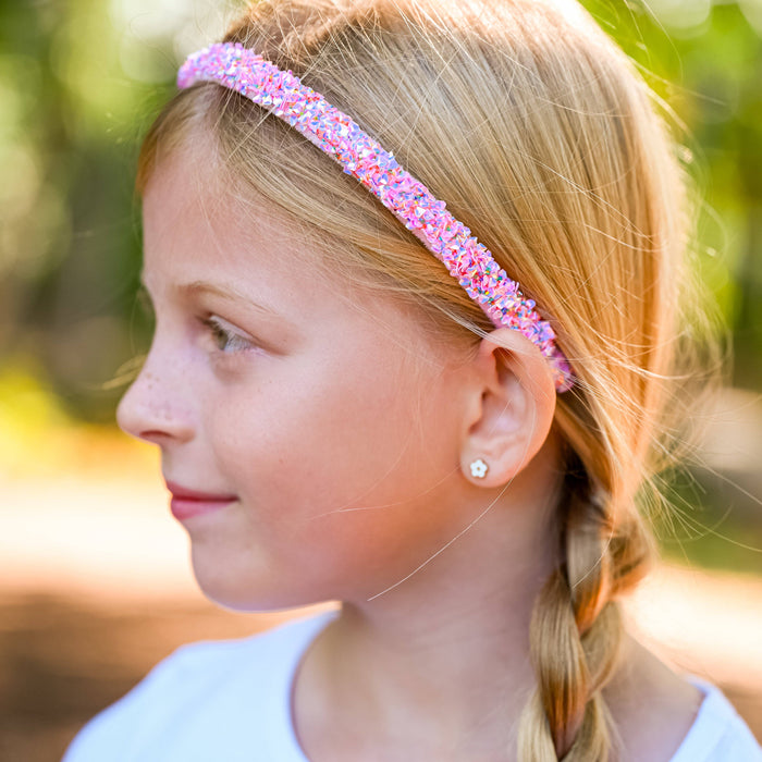 Thin Sequin Headband, Assorted Colors