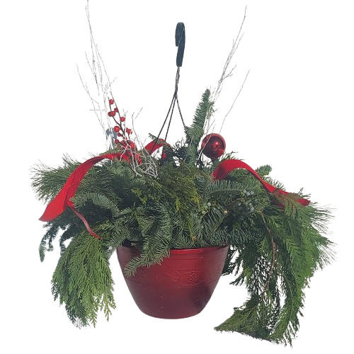 Holiday Hanging Basket