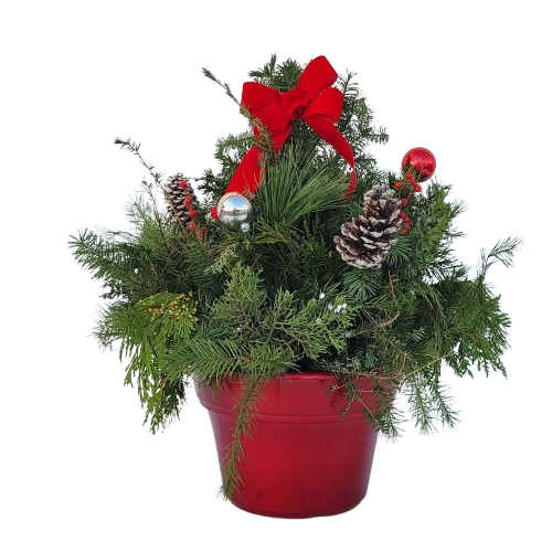 Deluxe Holiday Planter, 15-inch