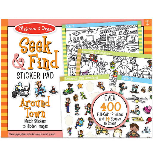 Melissa & Doug Reusable Sticker Pad - Around Town