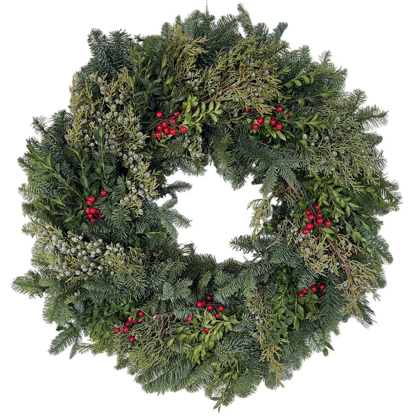 Merry Berry Noble Fir Wreath