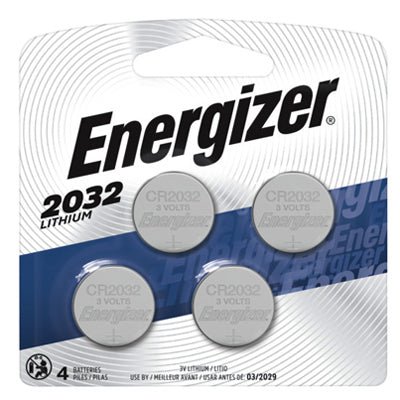 Energizer®2032 Battery, 4-Pack