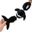 Tall Tails Orca Jointed Shake Play Dog Toy