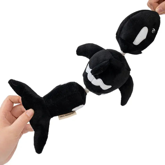 Tall Tails Orca Jointed Shake Play Dog Toy
