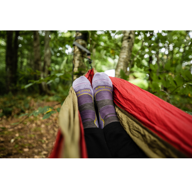 Women's Light Hiker Micro Crew Lightweight Hiking Socks, Taupe