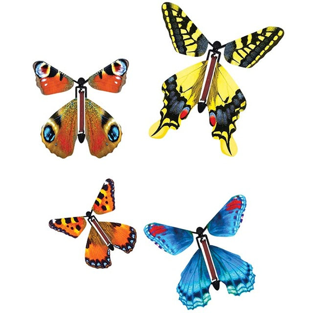 Flutter-by Wind-Up Butterfly, Assorted