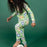 Kid's Soccer Field Organic Cotton Long Sleeve Pajama Set