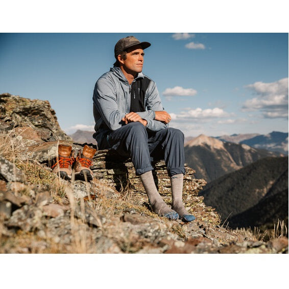 Men's Hiker Boot Midweight Hiking Socks, Rye