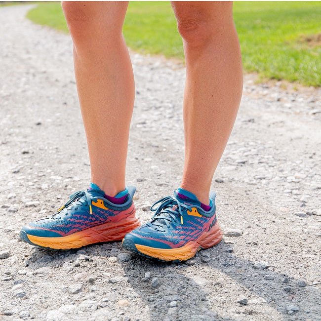 Women's Run No Show Tab Cushioned Ultra-Lightweight Running Socks, Blackberry
