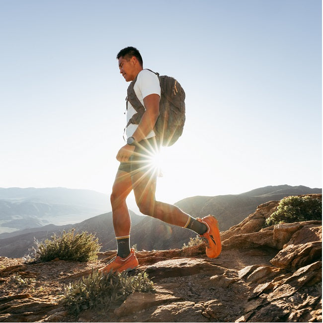 Men's Hiker Micro Crew Midweight Hiking Socks, Spruce