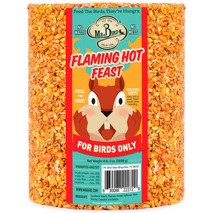 Mr. Bird Flaming Hot Feast Seed Log