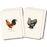 8-Piece Notecard Set: Chicken Assortment