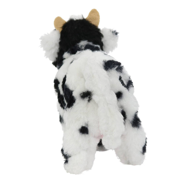 Tuffy MIGHTY Farm Jr. Cow Small Tough Plush Dog Toy
