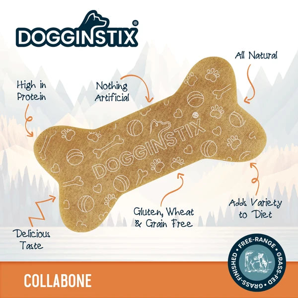 Dogginstix 6" Collabone Beef Collagen Dog Chew