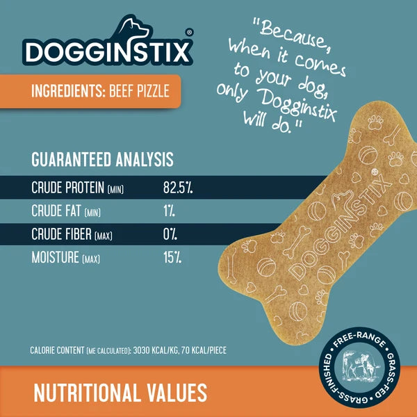 Dogginstix 6" Collabone Beef Collagen Dog Chew