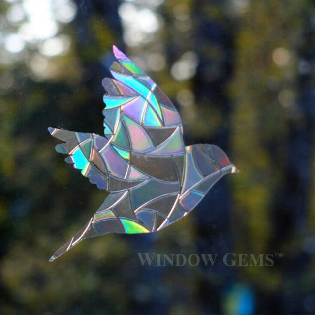 Window Gems Assorted Birds 7 Piece Prismatic Window Decals