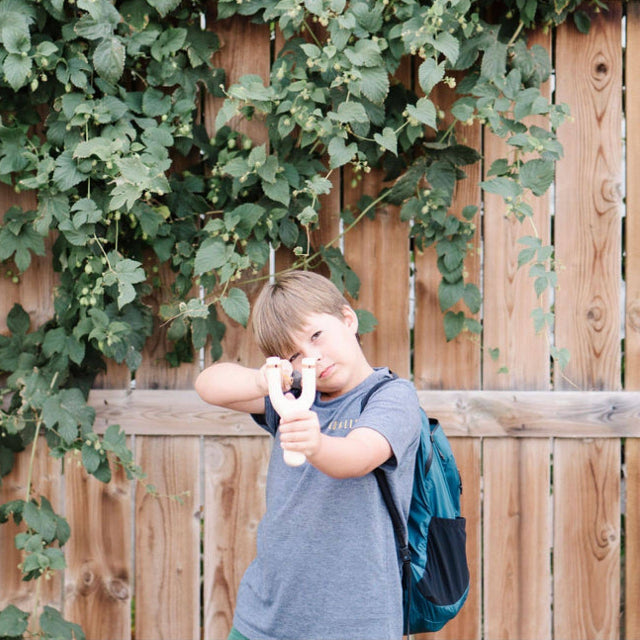 Take Aim! Kids Slingshot & Spinning Target Game