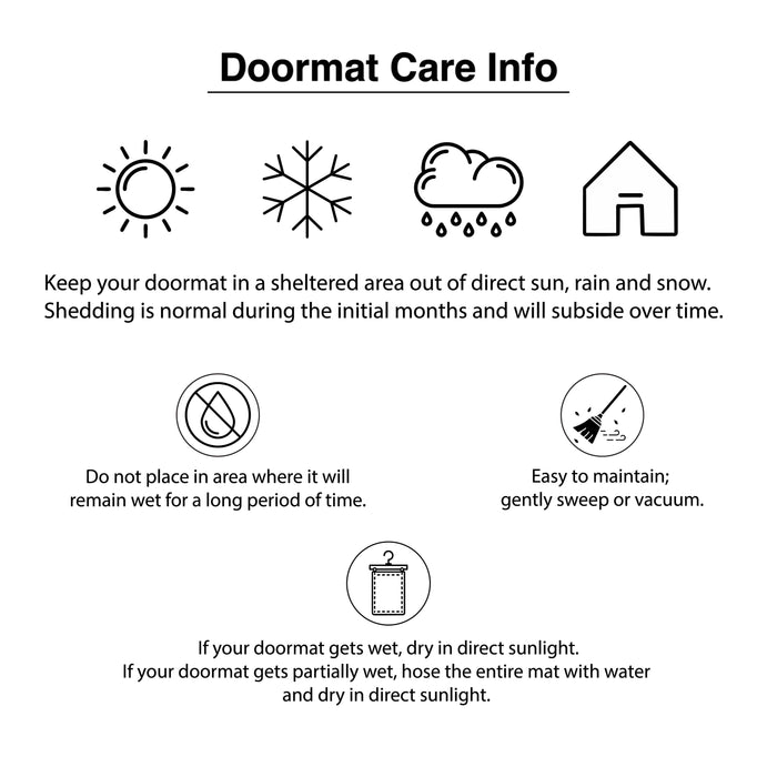 Hope You Like Dogs 17" x 29" Coir Non-Slip Doormat