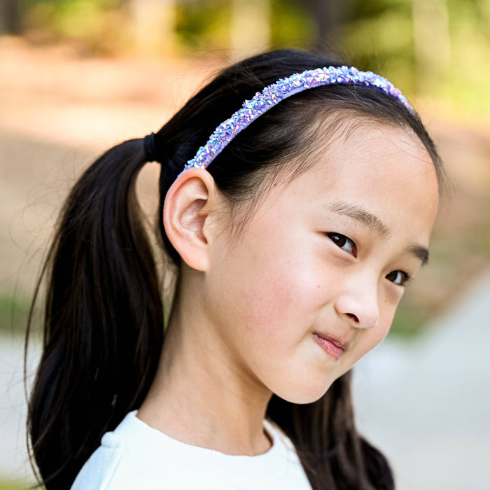 Thin Sequin Headband, Assorted Colors