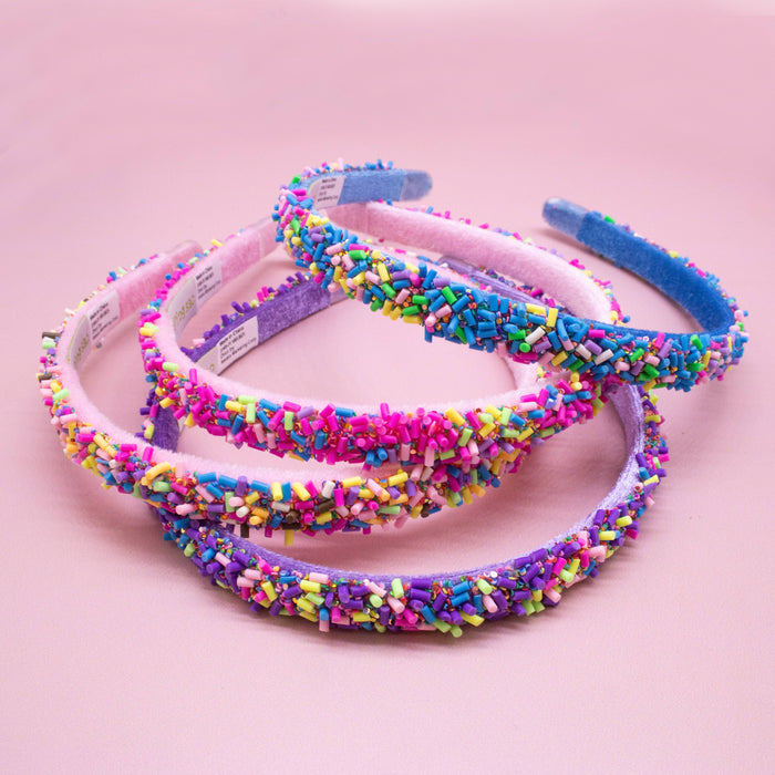 Thin Sprinkles Headband, Assorted Colors