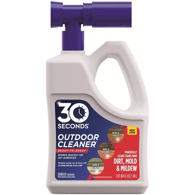30 SECONDS Outdoor Cleaner, 64 oz. Hose End Sprayer