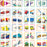 eeBoo Vehicles Memory Match & Make Card Game