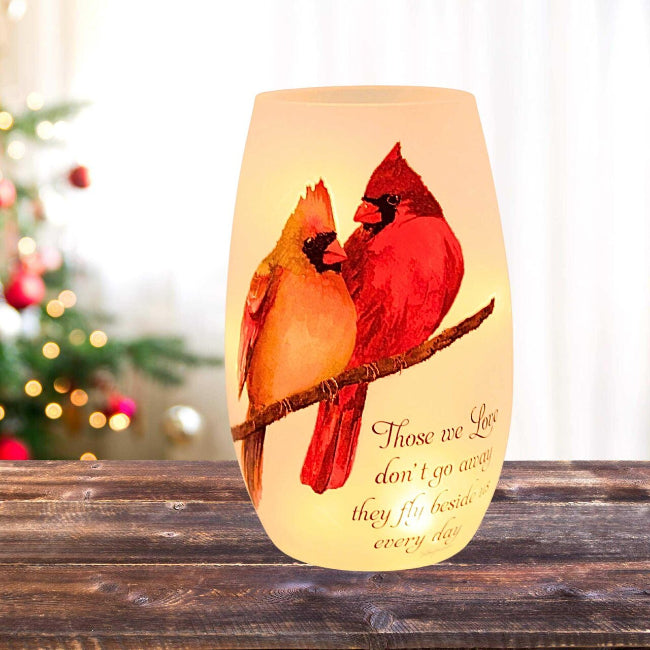 Stony Creek Cardinal Angel Pre-Lit Small Jar, Assorted